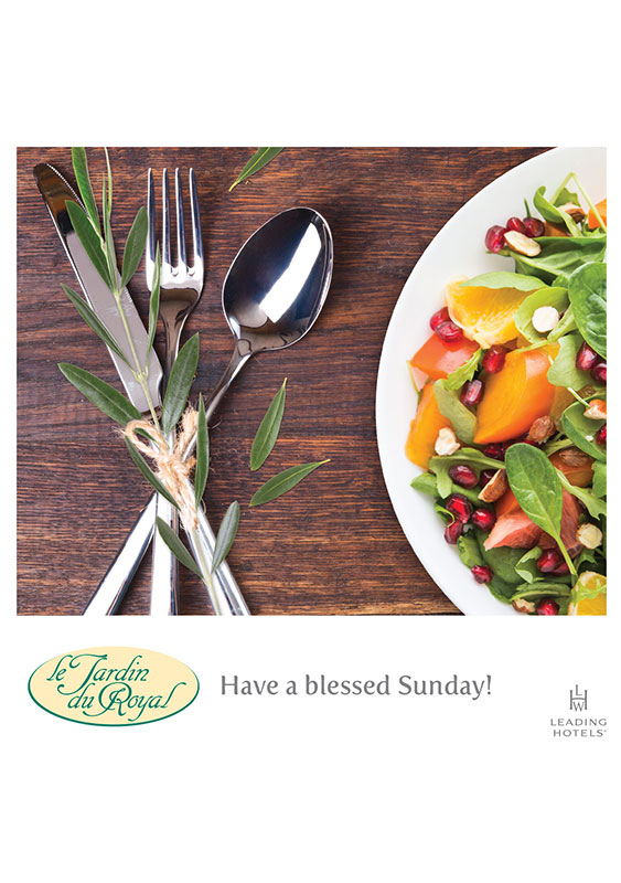 Palm Sunday at Le Jardin Du Royal