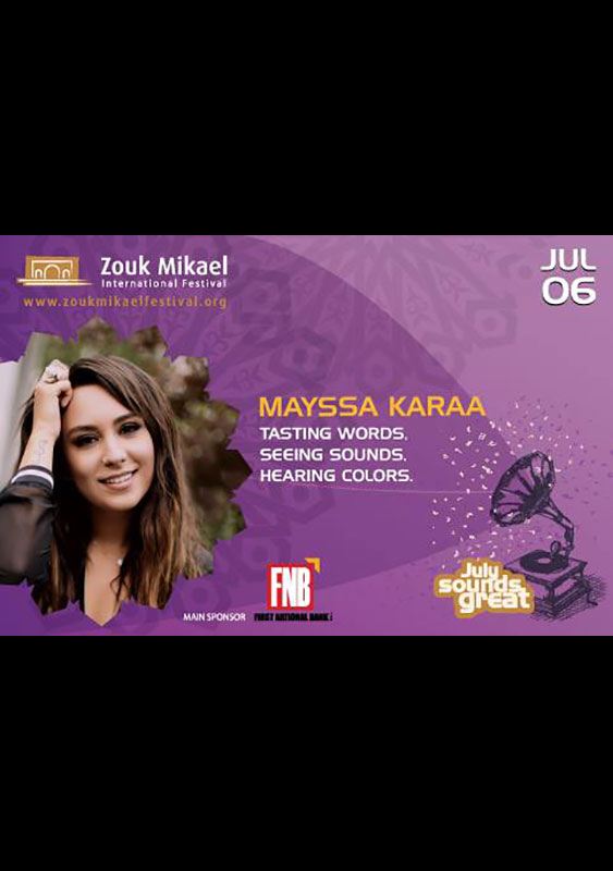 Mayssa Karaa at Zouk Mikael Festival