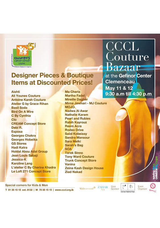 CCCL Couture Bazaar