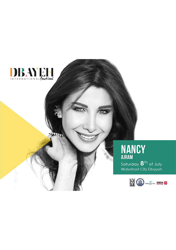 Nancy Ajram & Melhem Zein at Dbayeh Int Festival