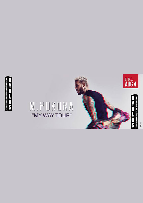 M. Pokora at Byblos Int Festival