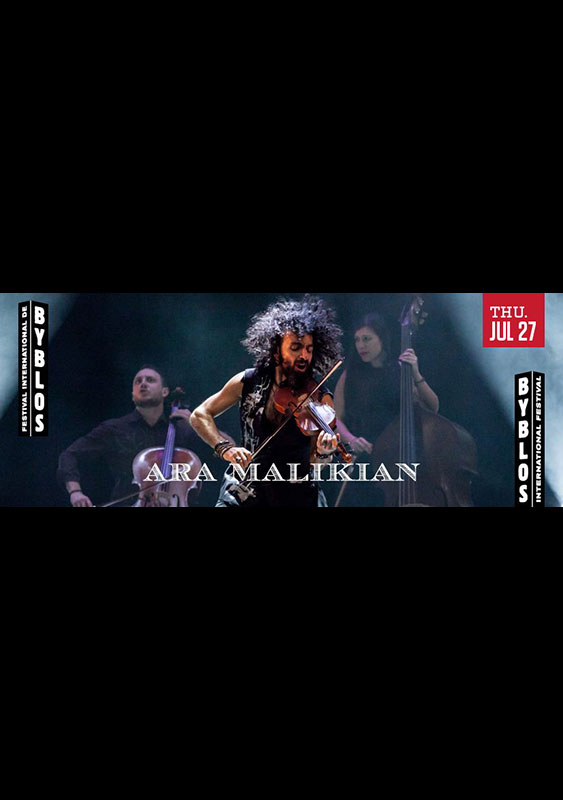 Ara Malikian at Byblos Int Festival