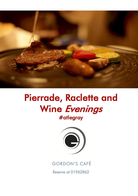 Pierrade Raclette and Wine Evenings