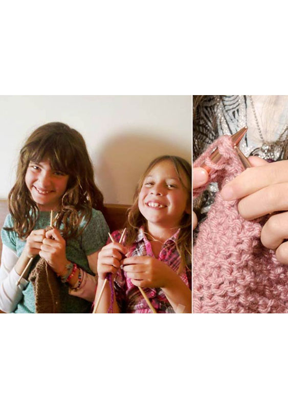 Kids knitting workshop