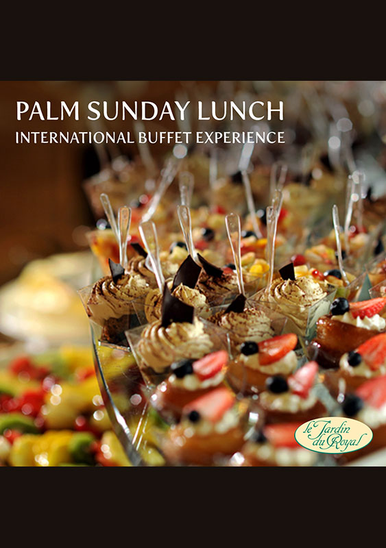 Palm Sunday at Le Jardin Du Royal