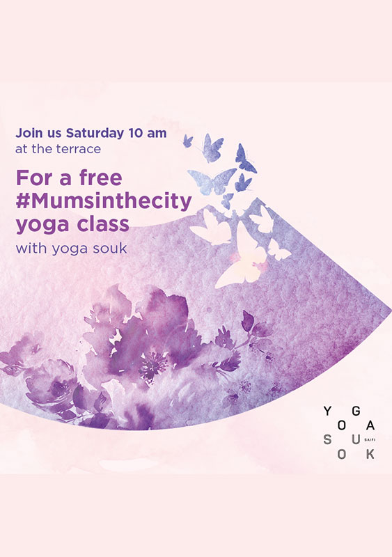 City Centre Beirut Mums in the City Yoga Class