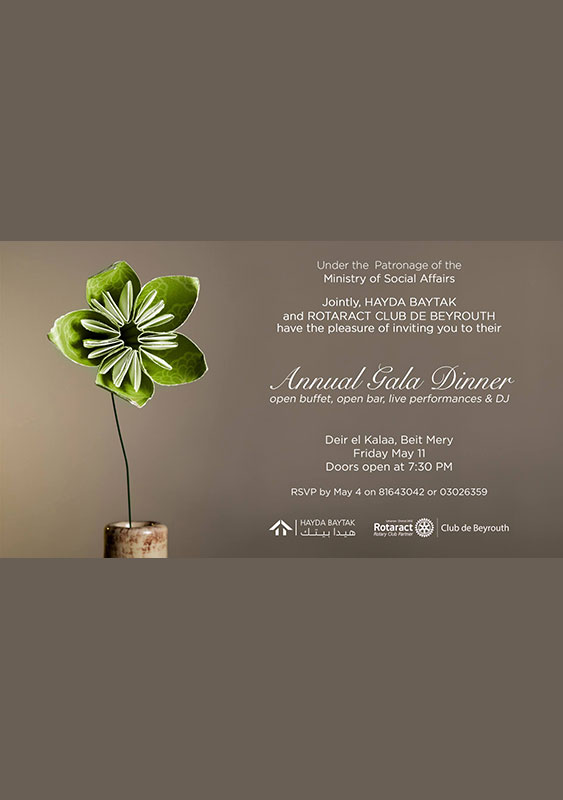 Annual Fundraising Gala Dinner