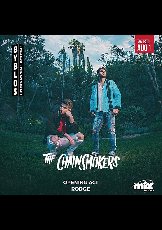 The Chainsmokers at Byblos Festival