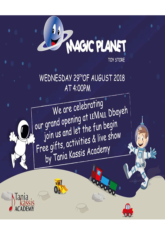 Opening of Magic Planet Toy Store at LeMall Dbayeh