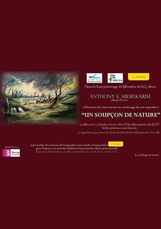 A Hint of Nature-Exhibition by Anthony Abdel Karim