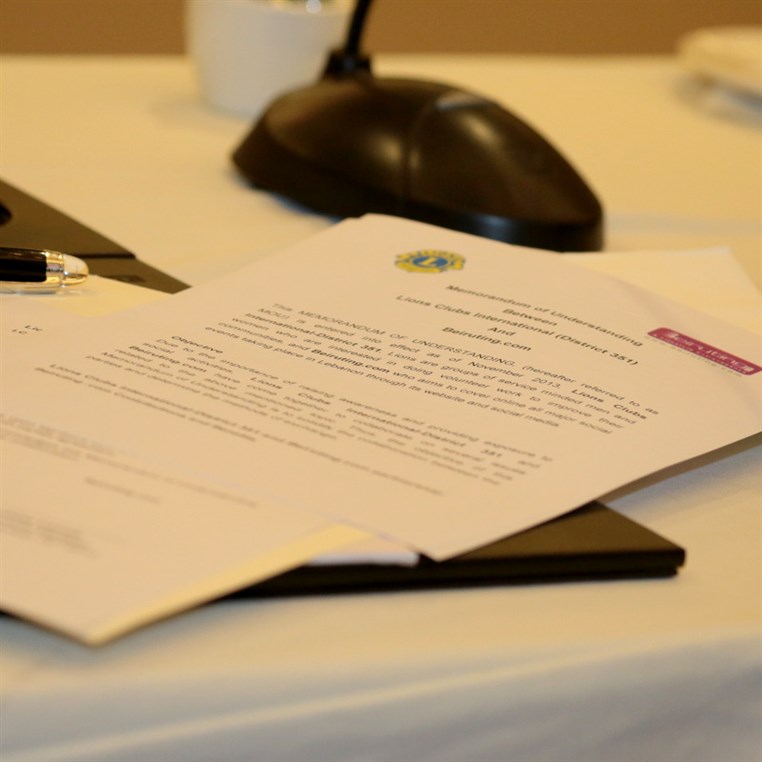 LCI-D351 Beiruting Signature of MOU
