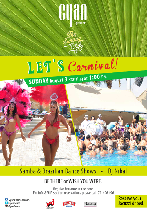 Cyan Sunday Club Lets Carnival