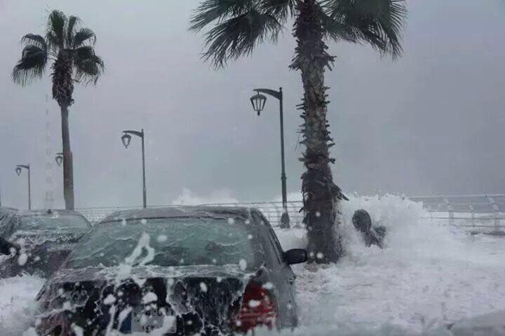 Violent Storm in Lebanon