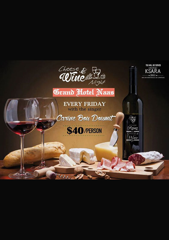 Cheese & Wine Night at Grand Naas Hotel