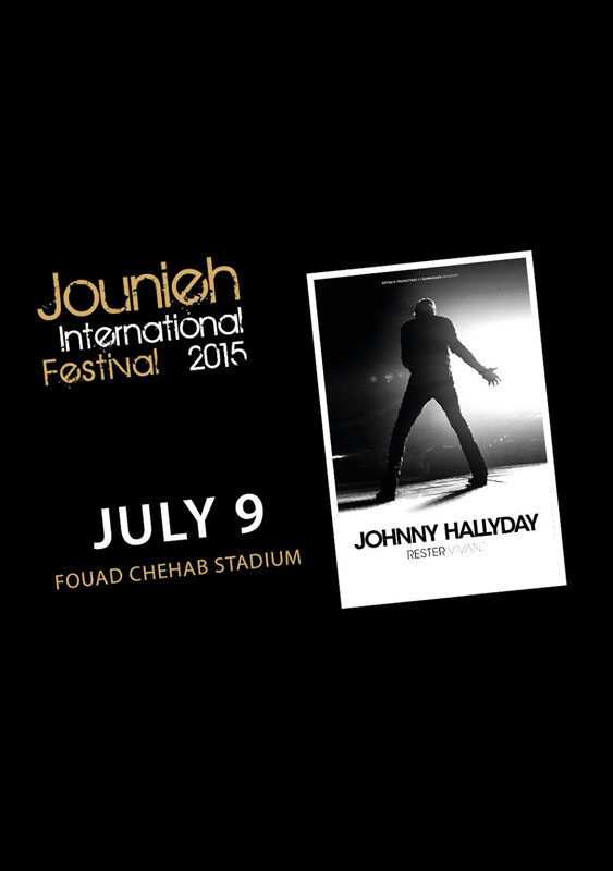 Johnny Hallyday at Jounieh Festival