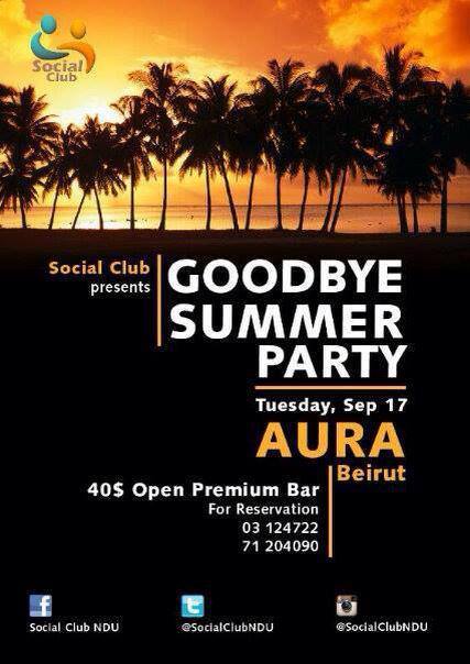 NDU Goodbye Summer Party