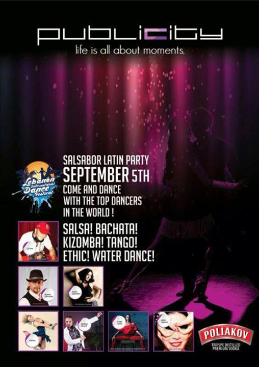 Publicity Salsabor Latin Party