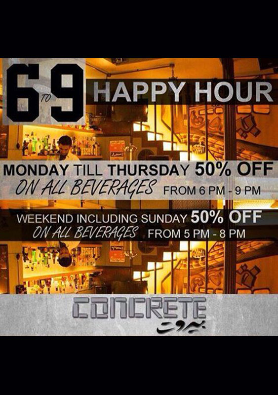 Happy Hour at Concrete Beirut