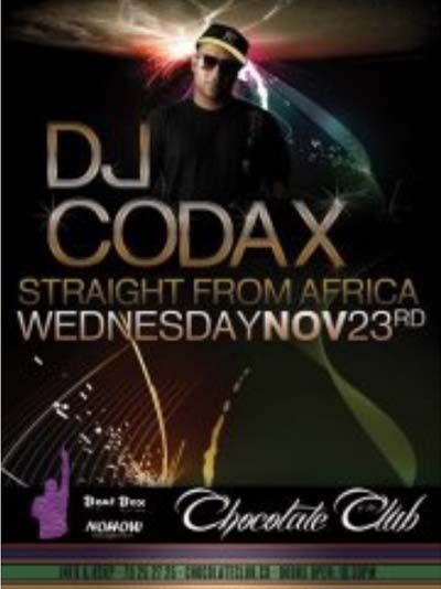 Dj Codax @ Chocolate Club by JOJO