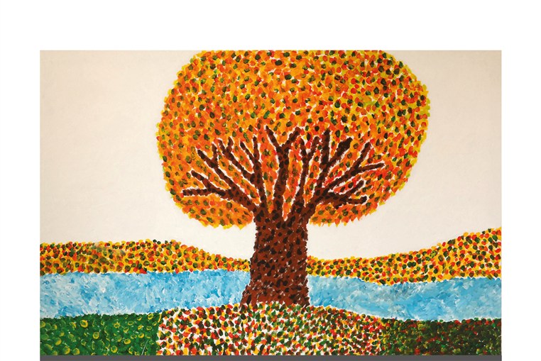 Colorful autism world