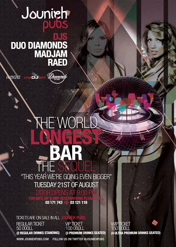 Jounieh the world longest bar