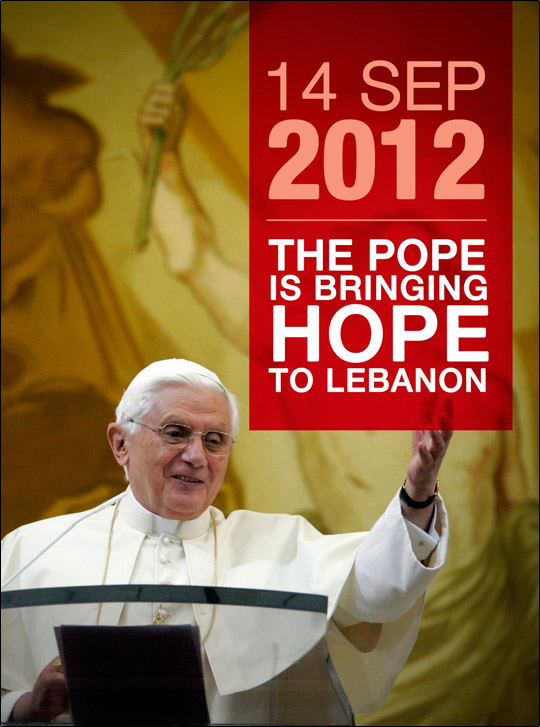 Pope Benedict XVI visit to Lebanon