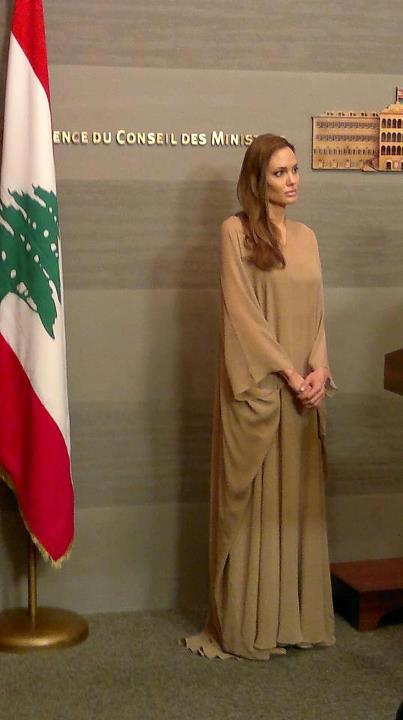 Angelina Jolie in Lebanon