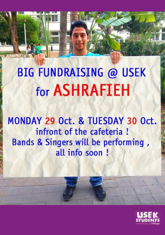 Usek fundraising for Ashrafieh Day2