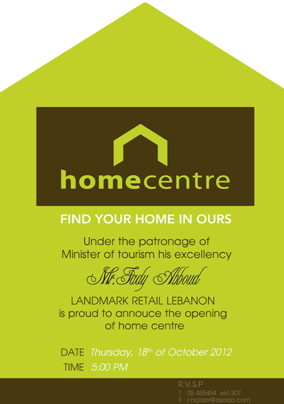 Home Center Opening