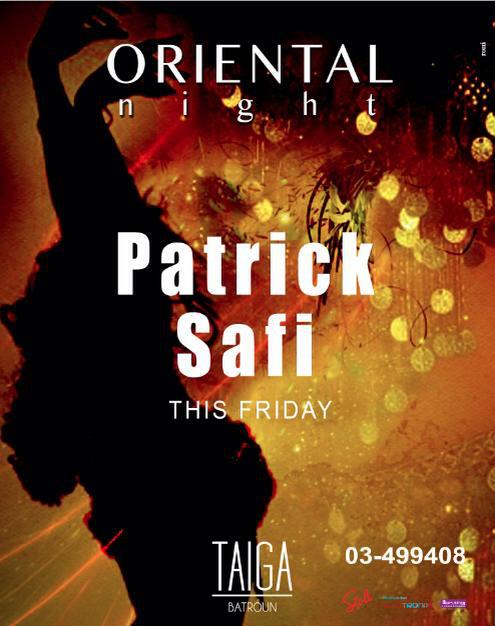 Oriental night with Patrick Safe