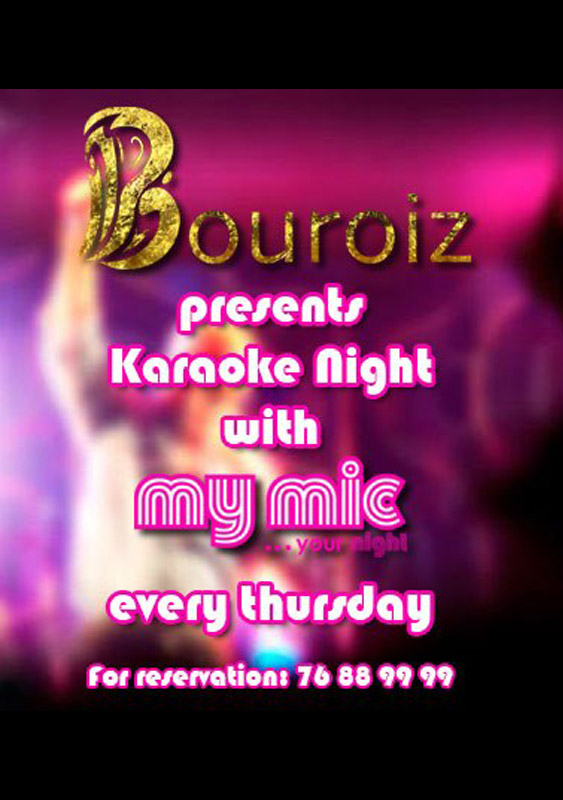 Karaoke night @ Bouroiz