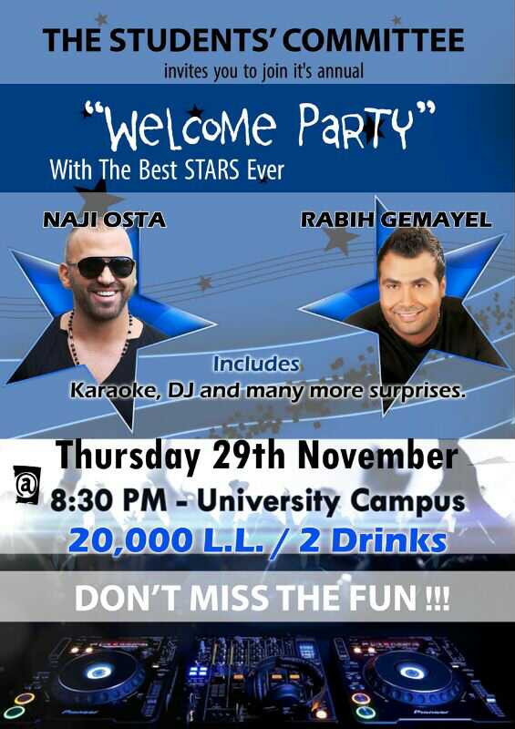 Welcome Party