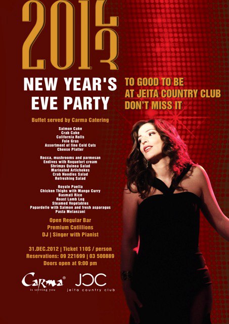 NYE at Jeita Country Club 