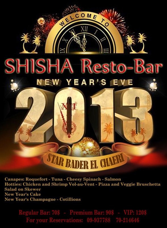 NYE at Shisha Bar