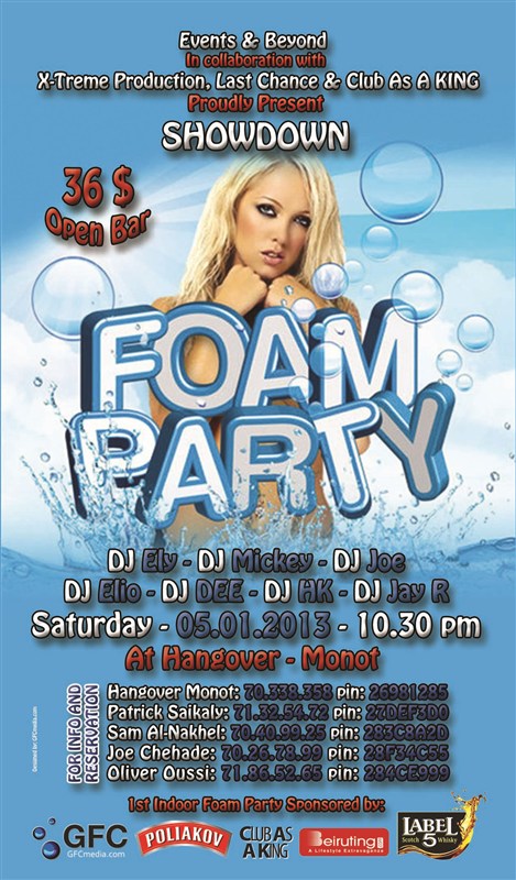 The Showdown Foam Party