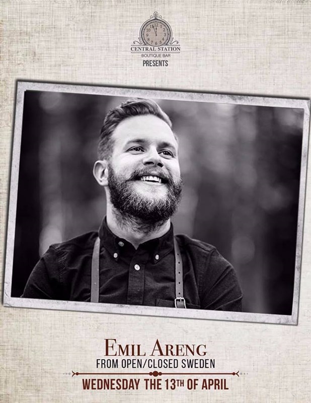 Emil Areng from Sweden at Central Station