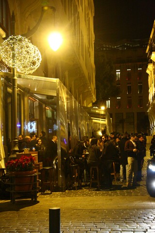 Uruguay Street on Friday Night 