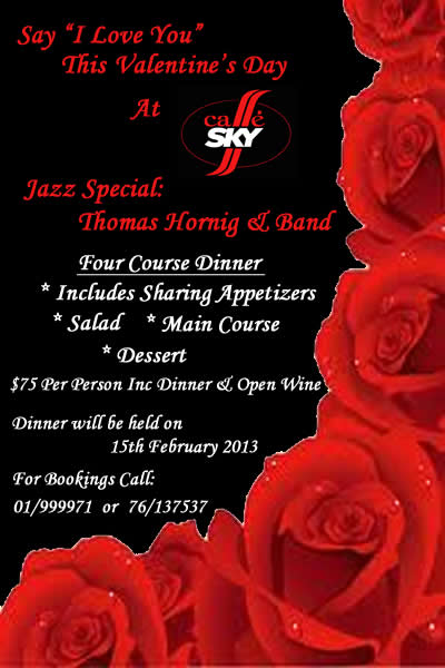 Valentines Day Jazz Special