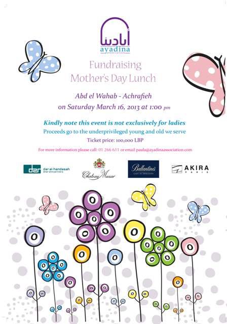 Fundraising Mothers Day Lunch