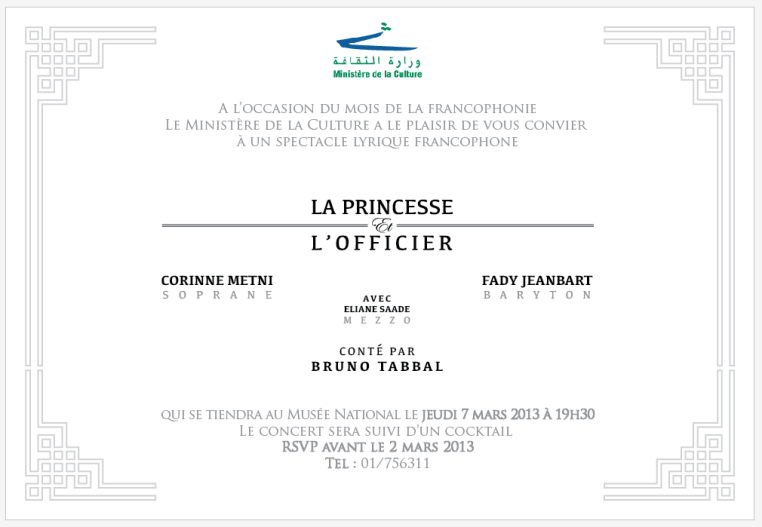 La Princesse et L officier