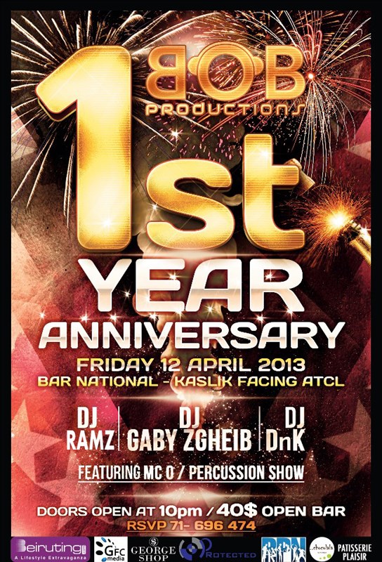 BOB Productions 1st Anniversary Party