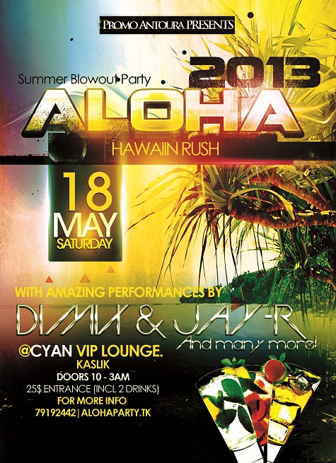 Promo Antoura at Cyan