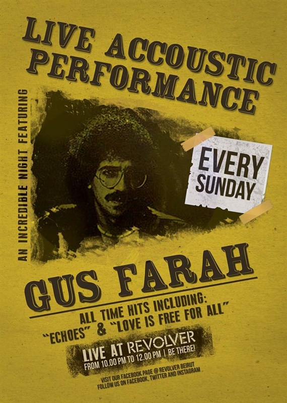 Gus Farah Live Every Sunday