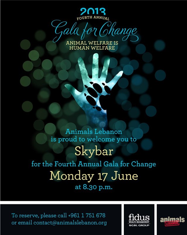 Animals Lebanon Gala For Change