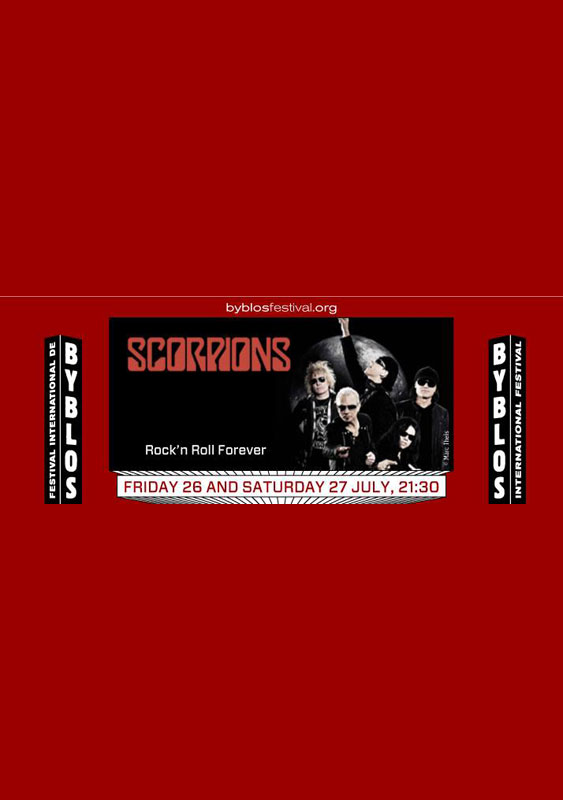 Scorpions at Byblos Festival