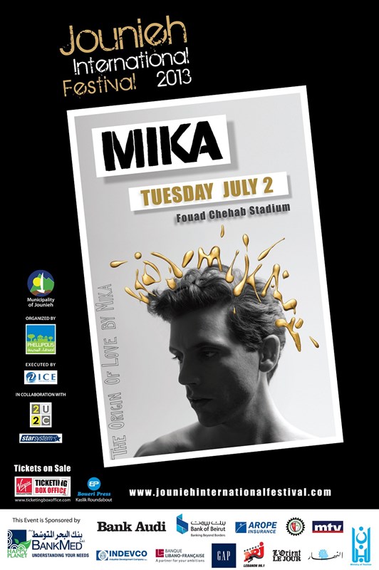 Mika in Jounieh Festival