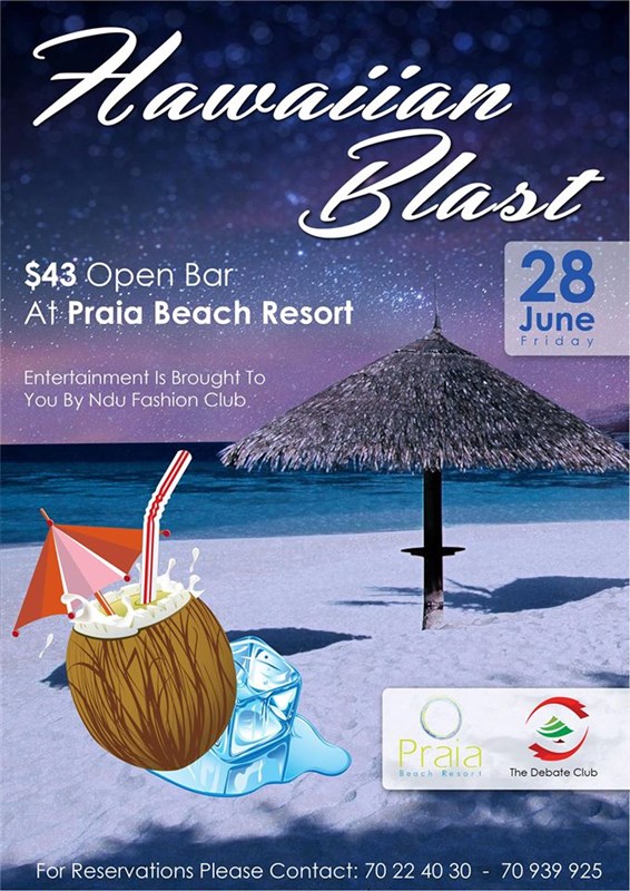 NDU Debate Hawaiian Blast