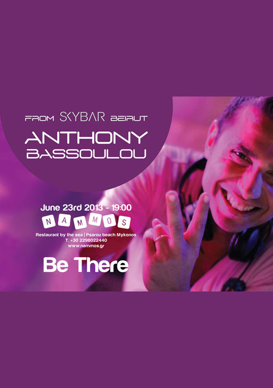 Anthony Bassoulou in Mykonos