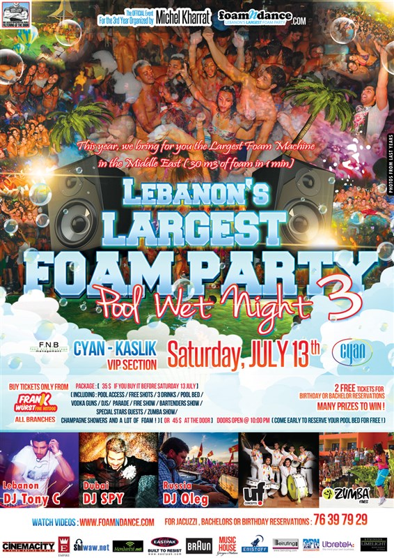 Lebanon Largest FOAM Party 3 (1)