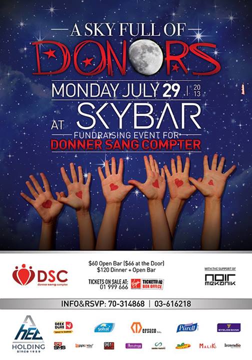 Donner Sang Compter Fundraising Event